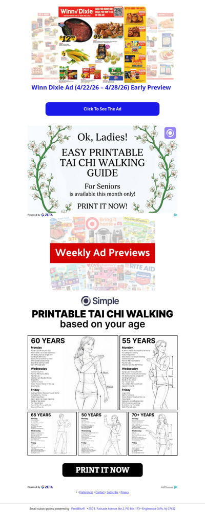 🔥 Winn Dixie Ad (4/22/26 - 4/28/26) Early Preview