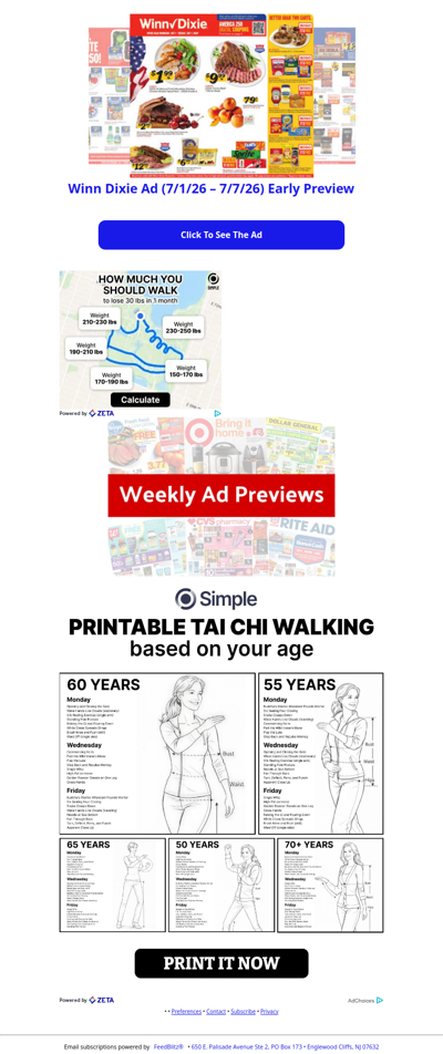 🔥 Winn Dixie Ad (7/1/26 - 7/7/26) Early Preview