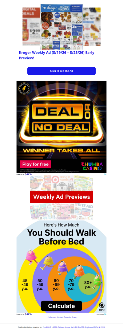 🔥Kroger Weekly Ad (8/19/26 - 8/25/26) Early Preview!