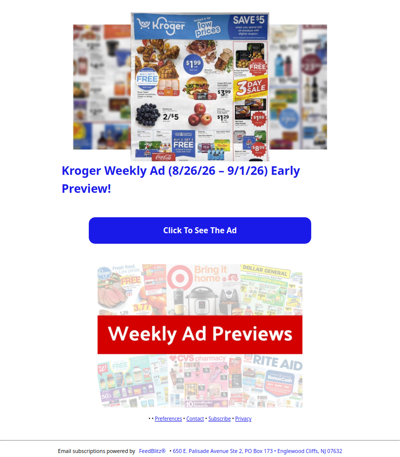 🔥Kroger Weekly Ad (8/26/26 - 9/1/26) Early Preview!