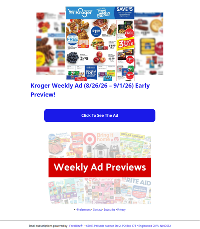 🔥Kroger Weekly Ad (8/26/26 - 9/1/26) Early Preview!