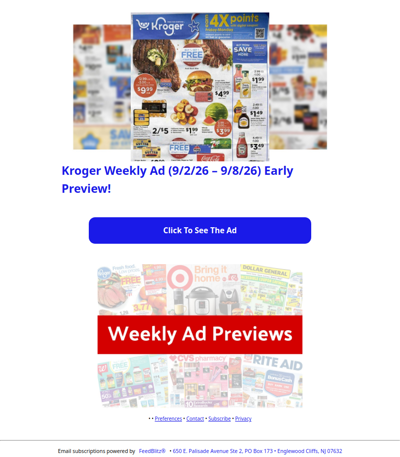 🔥Kroger Weekly Ad (9/2/26 - 9/8/26) Early Preview!