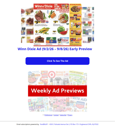 🔥 Winn Dixie Ad (9/2/26 - 9/8/26) Early Preview