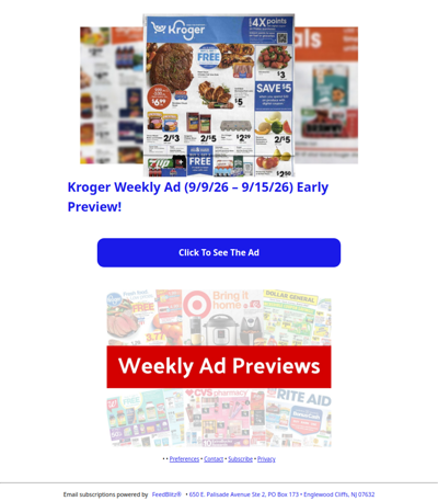 🔥Kroger Weekly Ad (9/9/26 - 9/15/26) Early Preview!