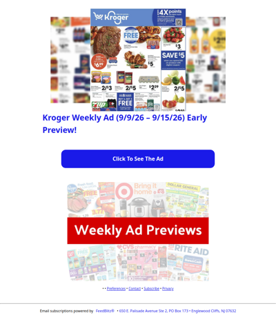 🔥Kroger Weekly Ad (9/9/26 - 9/15/26) Early Preview!