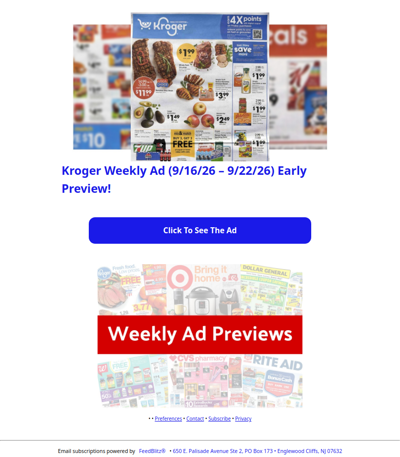 🔥Kroger Weekly Ad (9/16/26 - 9/22/26) Early Preview!