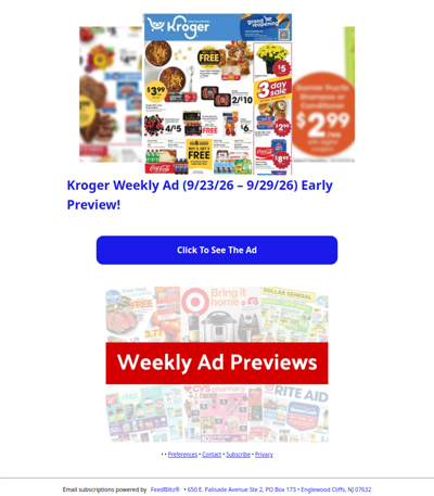 🔥Kroger Weekly Ad (9/23/26 - 9/29/26) Early Preview!