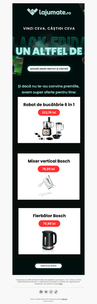 Mixer vertical Bosch la 79,99 lei 💣Fuga dupa cadouri la preturi mici incepe de aici👉