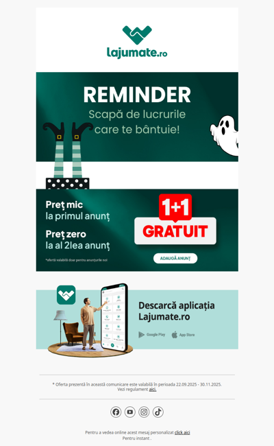 Scapă de lucrurile care te bântuie👻➡️