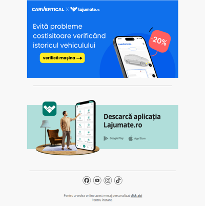 🚗Vrei să știi totul despre viitoarea ta mașină? Acum ai istoric sigur, verificat cu carVertical 👉