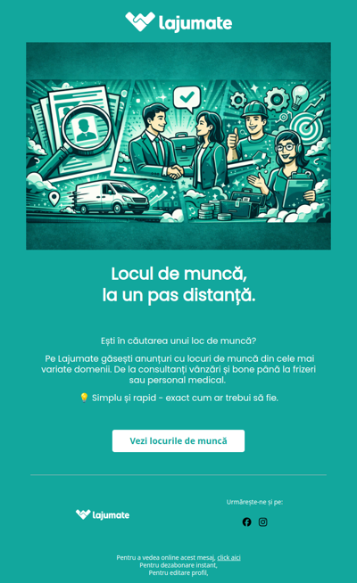 Ești în căutarea unui loc de muncă? Descoperă anunțurile ➡️