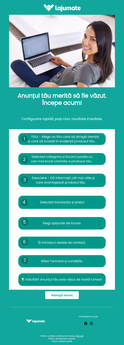 📢 Vinde rapid ce nu mai folosești! Adaugă anunț chiar acum!⏳
