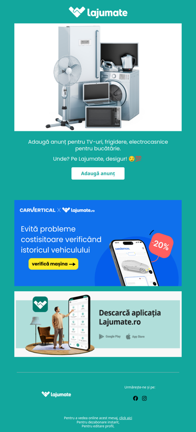 Vinzi produse din categoria 𝔼𝕃𝔼ℂ𝕋ℝ𝕆?🔥Adaugă anunț pe L𝒂𝒋𝒖𝒎𝒂𝒕𝒆! 👉