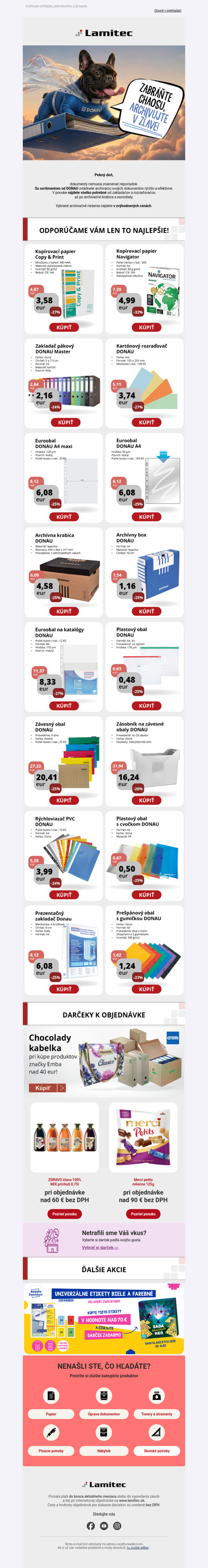 📁 Archivácia bez chaosu! Produkty DONAU teraz v zľave!