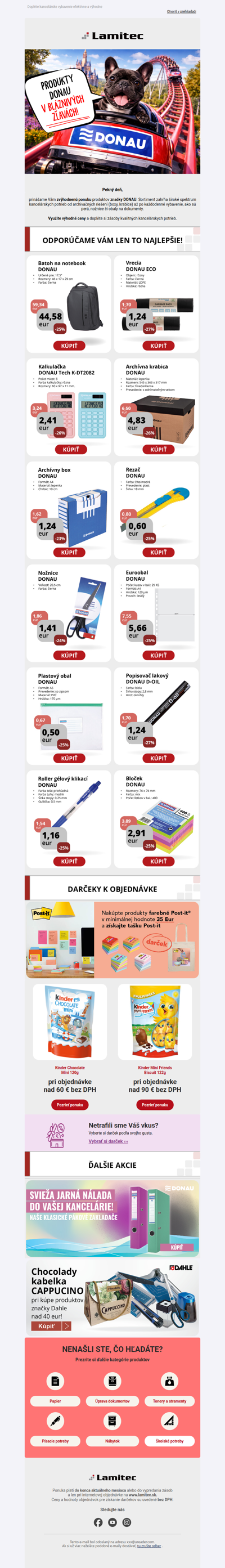 ✅🛒 Špeciálna ponuka: produkty DONAU za zvýhodnené ceny