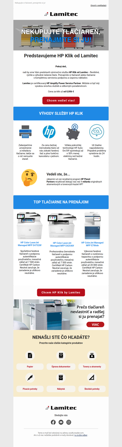 🖨 Výhodná tlač už od 0,006€ 👌