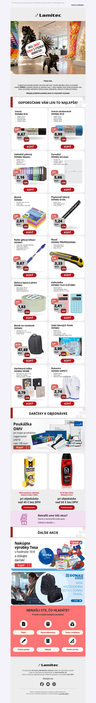 ✅ Akciové ceny na vybrané produkty značky DONAU