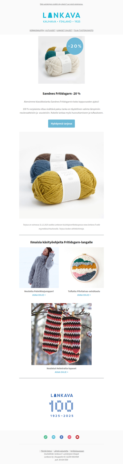 Sandnes Fritidsgarn -20 %