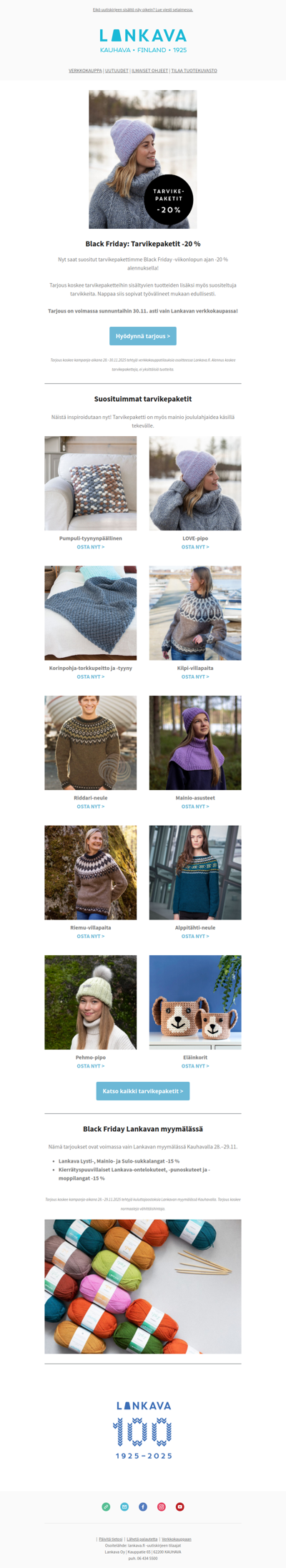 Black Friday: Tarvikepaketit -20 %