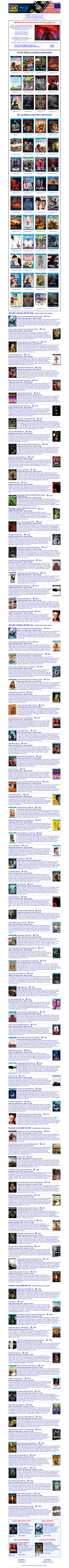 Laserdiskens 4K UHD og Blu-ray News, USA-import: Uge 44 - 2025