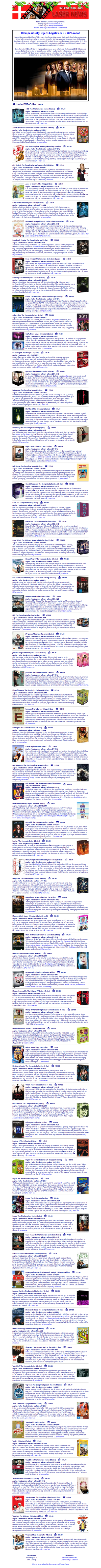 Laserdiskens store udsalg med 20 % rabat (NOT Black Friday)