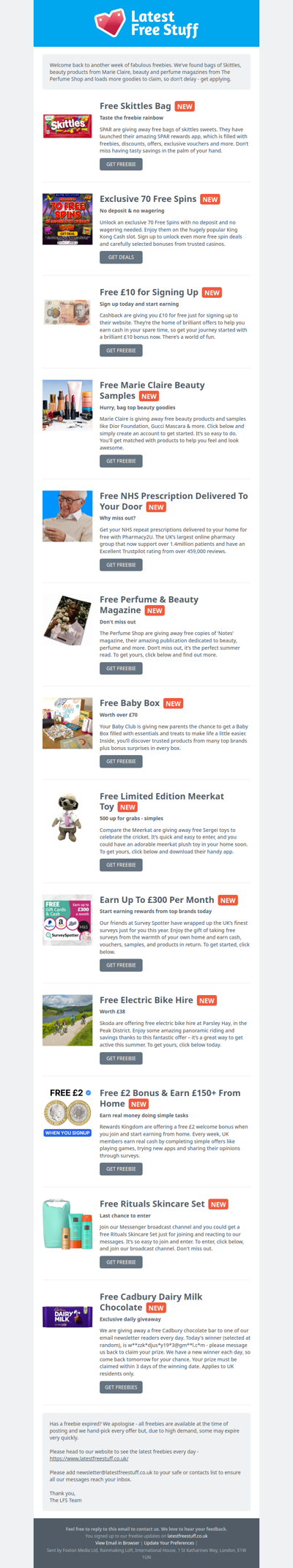 Free Skittles Bag, Marie Claire Beauty, Beauty Magazine & More