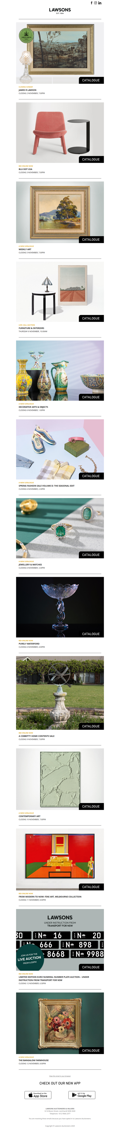 Where Stories Change Hands - This Week’s Auctions