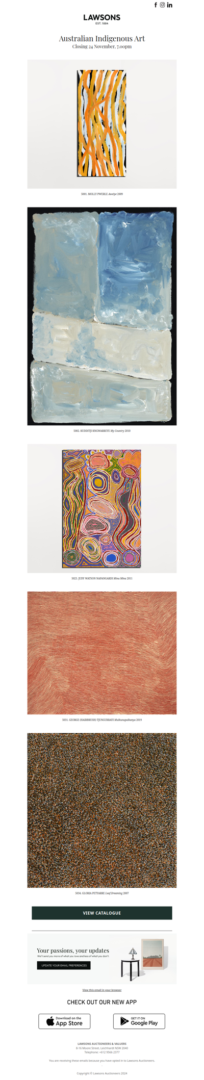 Australian Indigenous Art | November Auction Now Live