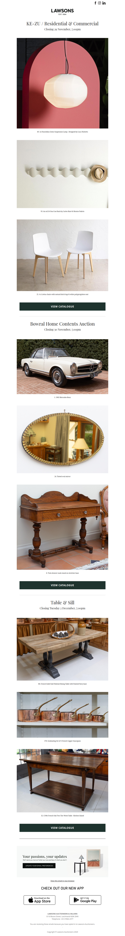 Closing Soon | Upcoming Furniture & Home Contents Auctions