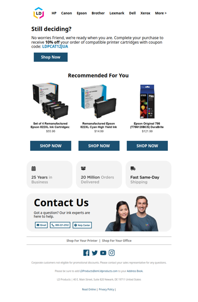 Save 10% Now on Quality, High-Value Printer Ink