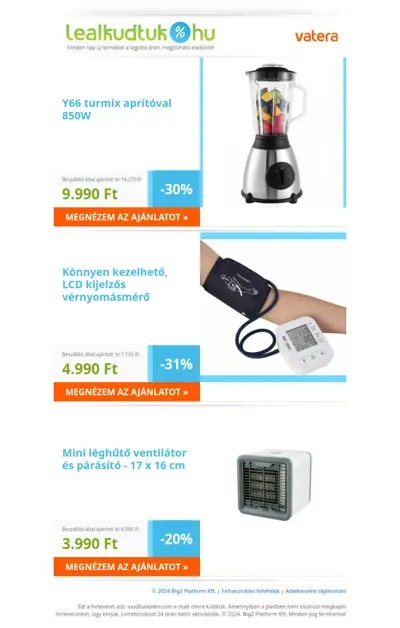 Csak ma: Y66 turmix aprítóval 850W 9.990 Ft | Könnyen kezelhető, LCD kijelzős vérnyomásmérő 4.990 Ft