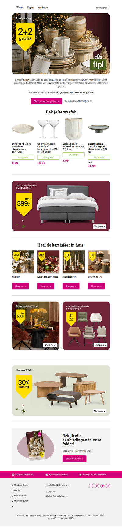 Laat je eettafel stralen tijdens de feestdagen! 🌟