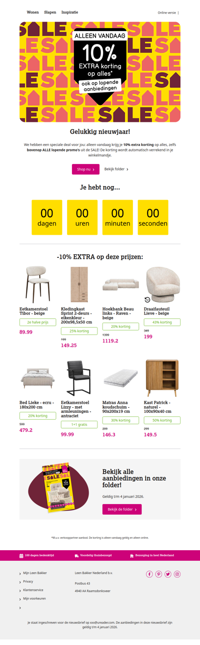 🎁 Vandaag: 10% EXTRA korting op alles