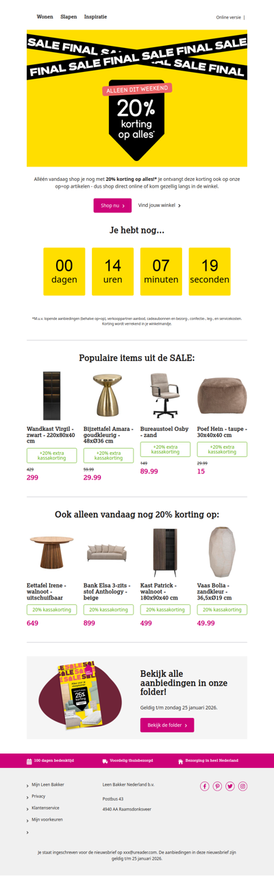 FINAL SALE: dit is je allerlaatste kans... ⏰