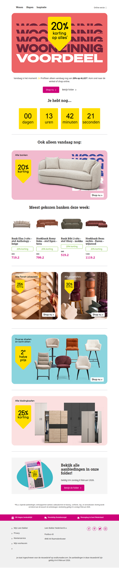 Laatste dag: 20% korting op alles*