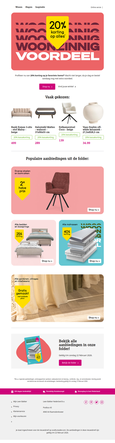 🤑 20% korting op alles!*