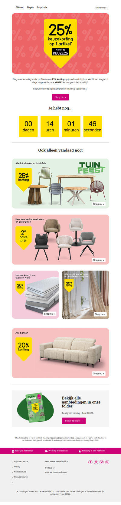 Laatste kans: 25% korting op jouw favoriet 🔥