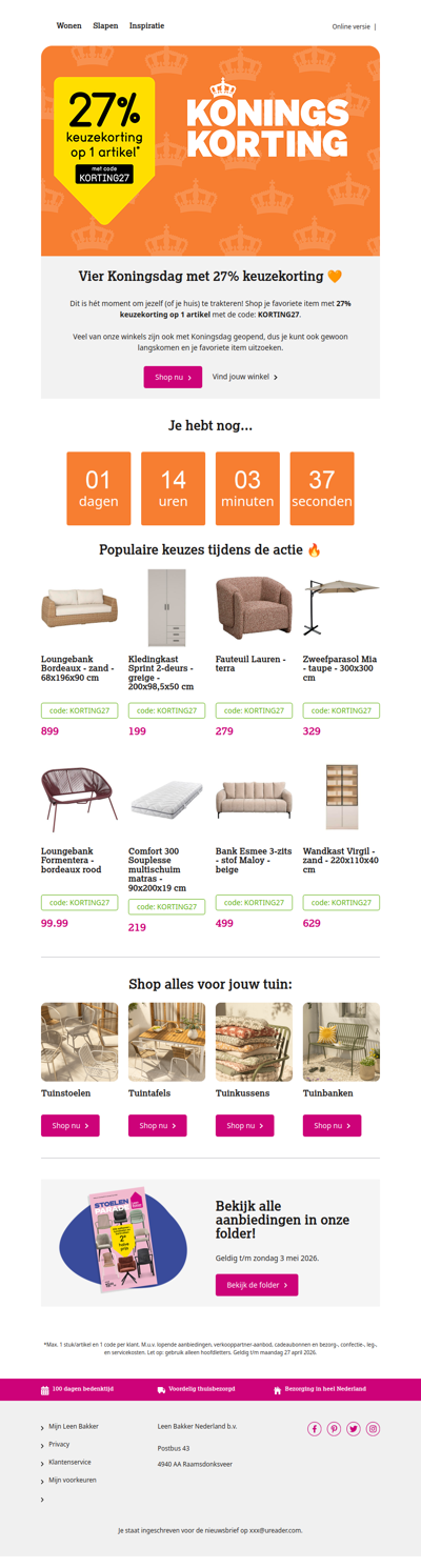 Laatste kans: 27% korting 👑