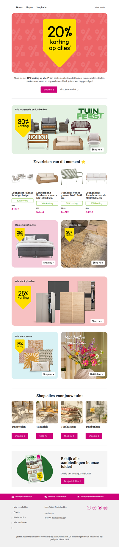 📢 20% korting op alles!*