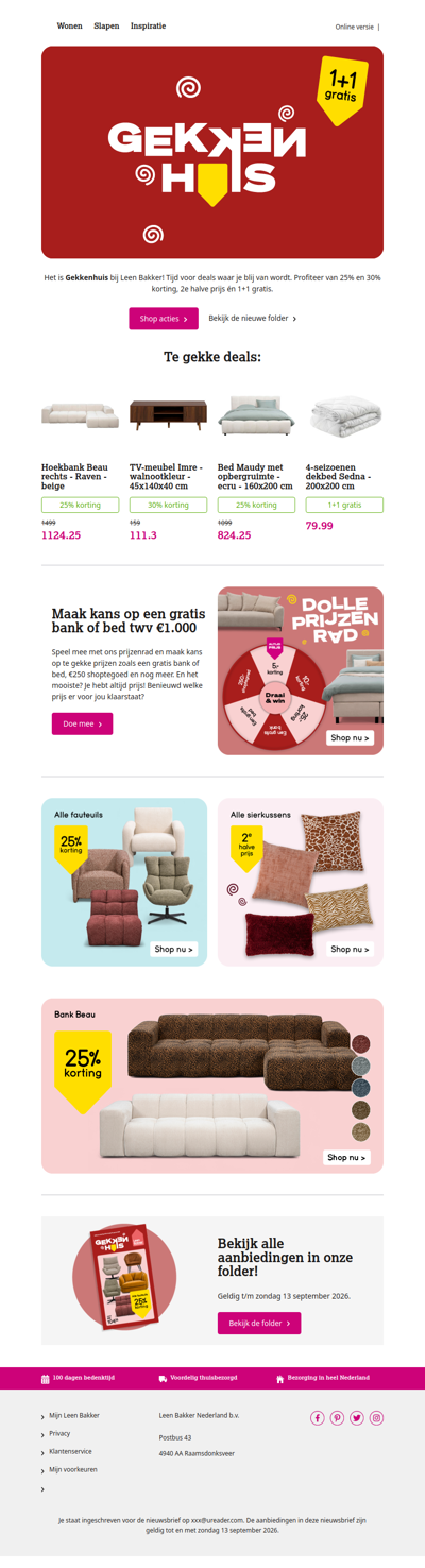 Tè gekke kortingen tijdens Gekkenhuis 🌀