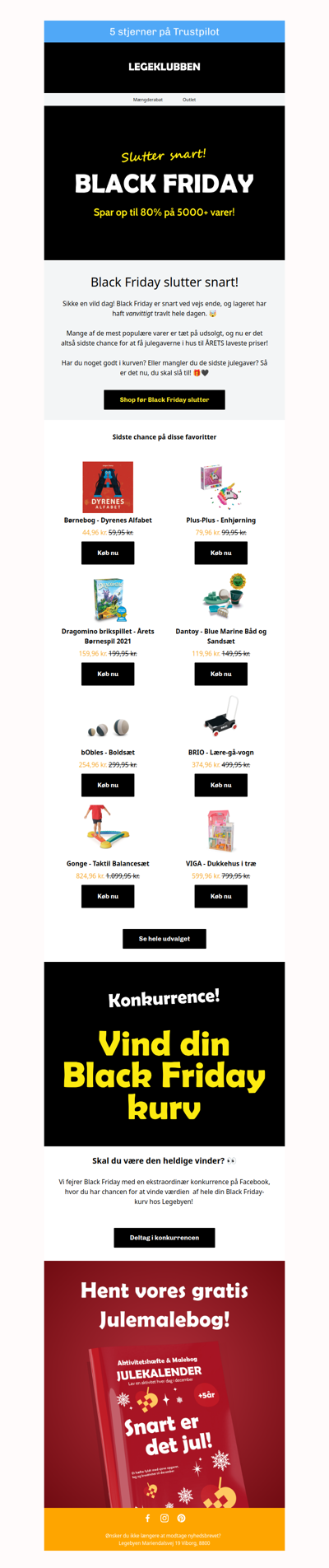 Black Friday slutter snart ⏰