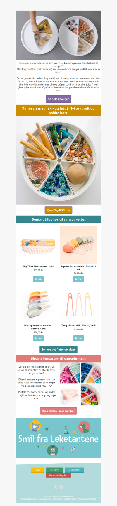 Si hei til PlayTRAY: Genialt til allsidig lek ved bordet