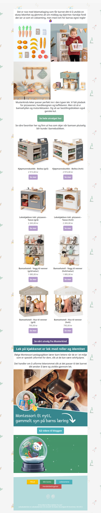 Klar – ferdig – servering på lekekjøkkenet 🧁