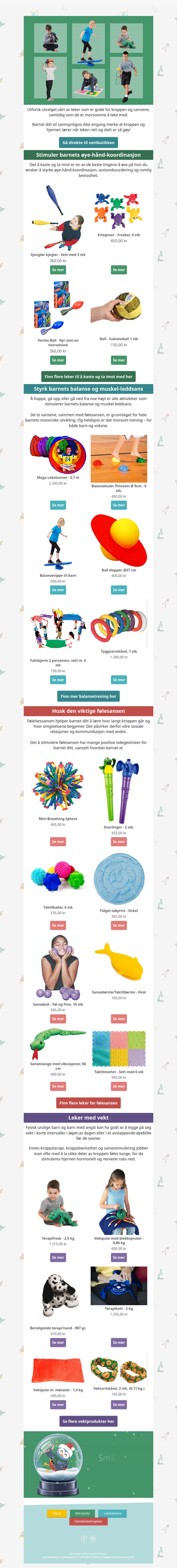 Som godteri for ditt barns kropp og sanser  🤸‍♂️