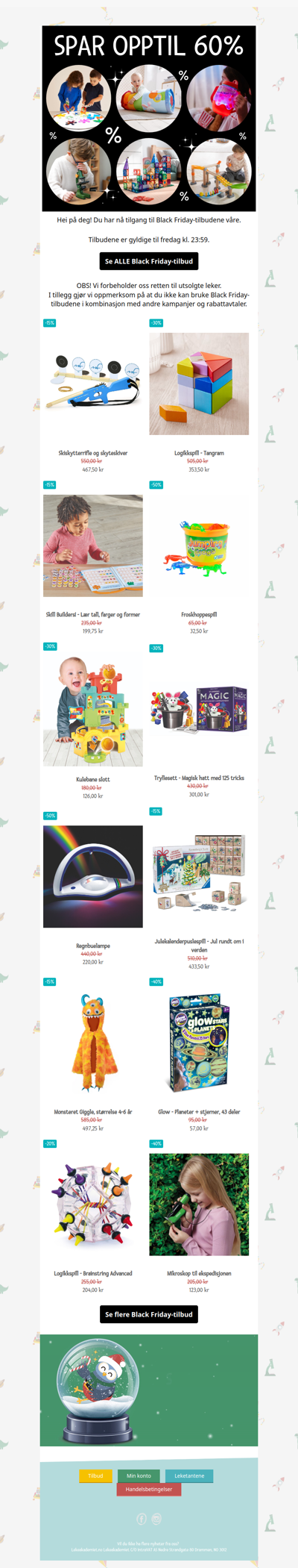 Nå har du tilgang til våre Black Friday-tilbud 🖤