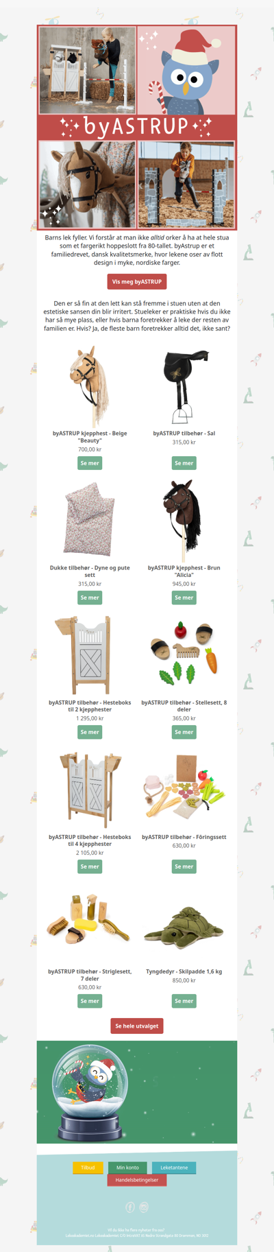 Luksusleker som til og med pynter opp stua 🐎