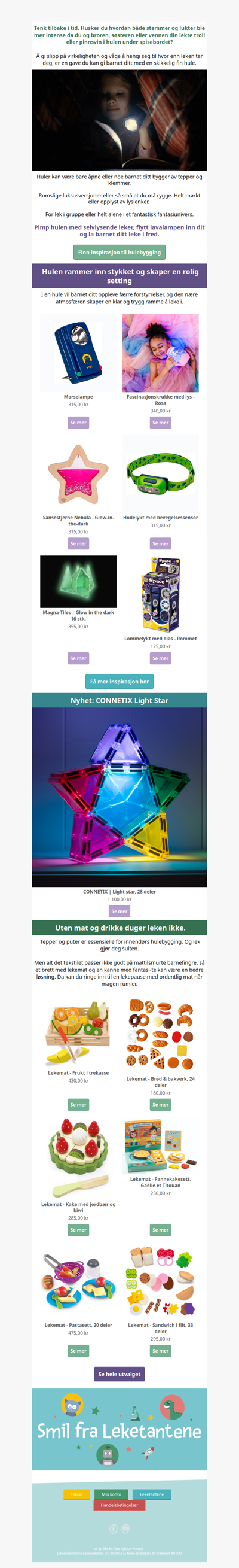 Start leken med hulebygging 🎪✨