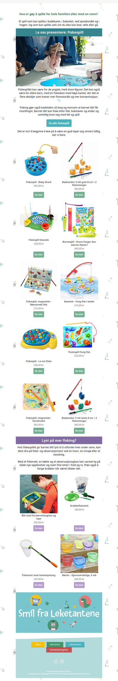 Klar, ferdig, fisk! 🐠