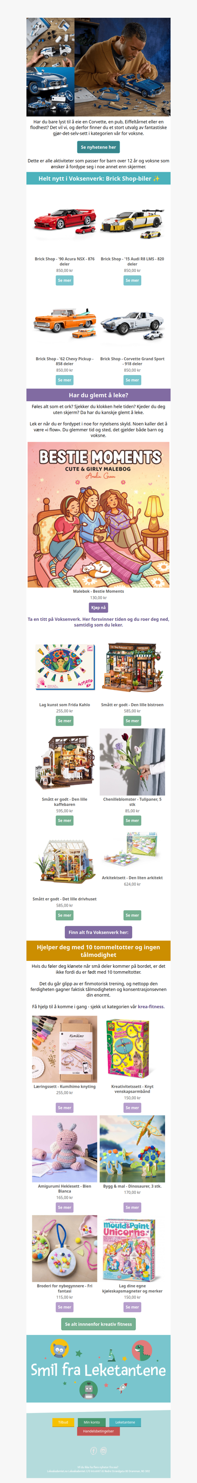 Drømmer du om en rask, hvit Corvette?