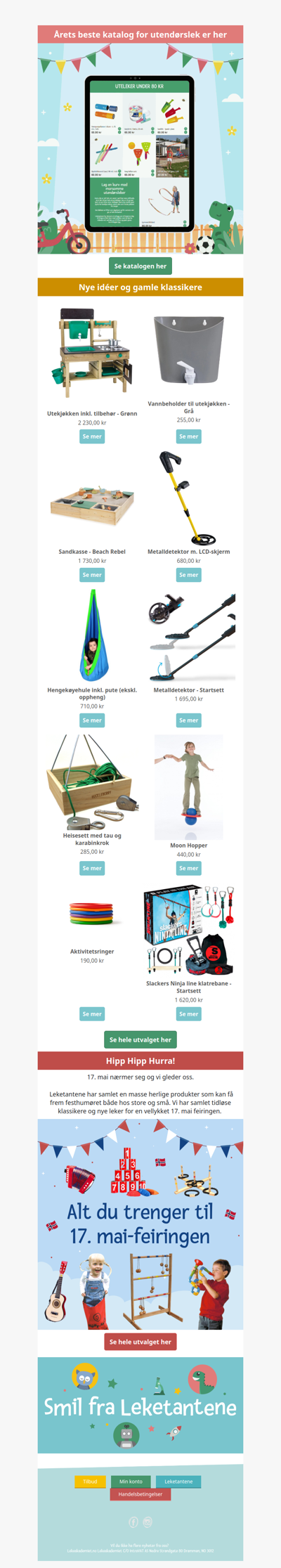 Årets beste katalog til utelek er her 🎯